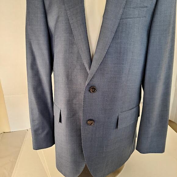 J. Crew Blue Sport Coat Blazer - Picture 7 of 14